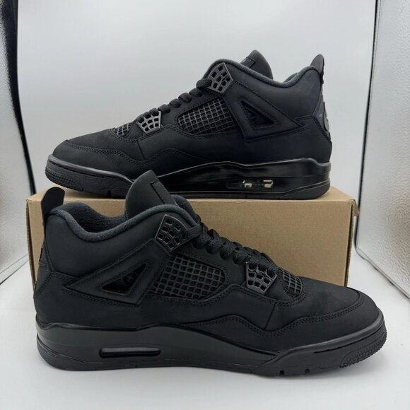 Jordan Air Jordan 4 Retro Black Cat 2025 Men\'s Black main image 6